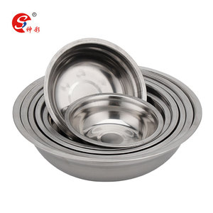 Bán buôn thép không gỉ súp & salad <span class=keywords><strong>Bowl</strong></span> đa-kích thước và đa chức năng Stackable lưu trữ và trộn bát - Product Image 1