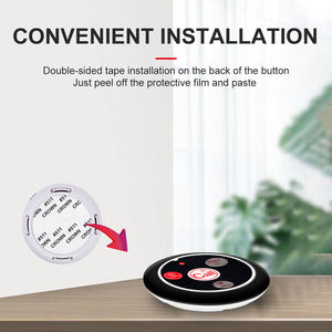 Système d'appel sans fil - 40 émetteurs de boutons d'appel + 4 montres de serveur + 1 récepteur d'affichage |   Restaurant/hôtel - Product Image 2