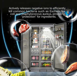 Réfrigérateur portable 488L côte à côte en promotion, écoénergétique, silencieux, sans givre, prêt à être intégré, pour usage domestique et commercial - Product Image 4