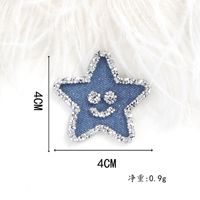 Patchs brodés en strass Crystal AB, motifs étoile, fleur, ours, à thermocoller sur tissu pour jeans, sacs, vêtements, décoration DIY