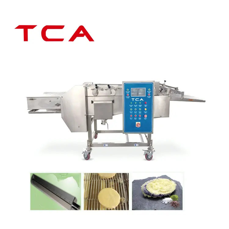 TCA 100KGH Automatic Hamburger Burger Patty Forming Battering Processing Line