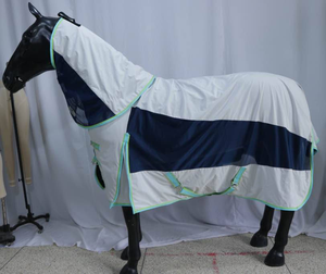 Couverture de cheval en polaire douce de haute qualité, nouveau style, vente en gros, couverture anti-mouches, couverture, tapis, refroidisseur, personnalisable - Product Image 5