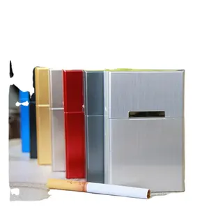 批发薄时尚烟斗创意个性烟盒超薄金属烟盒烟盒