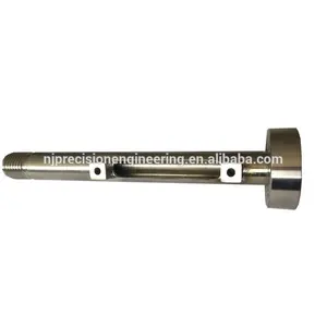 Diseño de dibujos técnicos gratis ISO9001 eje de bomba de mecanizado CNC de forja de aleación de acero personalizado de alta precisión