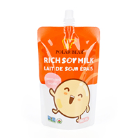 Feiao Sachet Doypack à bec verseur personnalisé avec impression par gravure, en plastique, pour boissons, jus, lait et emballage alimentaire à motif dessin animé
