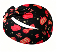 Bandeau pour cheveux prêt pour le cosplay, nouvelle promotion, thème Halloween, bandeau torsadé imprimé, accessoires pour cheveux pour fête costumée
