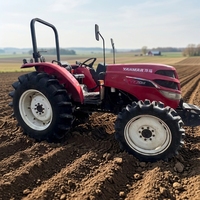 Tracteur agricole d'occasion Shuangjia Wheel Tractor Yanmar YT704 70 CV, moteur diesel 4 cylindres, boîte de vitesses PTO 540/1000 tr/min, 4x4.
