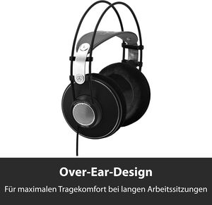 Casque audio <span class=keywords><strong>AKG</strong></span> Pro Audio K612 PRO supra-auriculaire ouvert <span class=keywords><strong>120</strong></span> ohms, référence premium pour studio, filaire, pour enregistrement et monitoring professionnels - Product Image 6