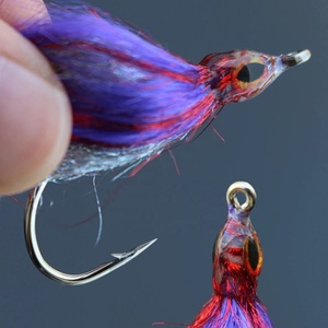 Pesca con mosca moscas señuelo 1/0 anzuelo de alto carbono sangrado herido UV Minnow salmón <span class=keywords><strong>trucha</strong></span> lubina <span class=keywords><strong>Steelhead</strong></span> Minnow - Product Image 4