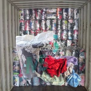 Trapos de Limpieza Industriales de Algodón 100% de Tejido Mixto con Buena Absorbencia - Product Image 1