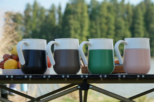 Taza Térmica Inteligente <span class=keywords><strong>de</strong></span> Acero Inoxidable con Asa, Antiderrames, para Café, Oficina, <span class=keywords><strong>Escritorio</strong></span>, Mantiene la Temperatura del Agua - Product Image 6