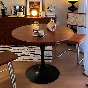 Dining <strong>Table</strong> <strong>Tulip</strong> Recycled Pine Wood Marble Modern Nordic Metal Coffee Side Room Furniture Set Dining Restaurant Dinning <strong>Tables</strong> - Product Image 4