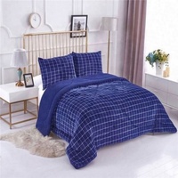 Ensemble Ensembles Linge de Lit Personnalisé Emballage Chaud Impression Polyester Drap Brodé Moderne Vente en Gros Queen Size Confort 7 Couettes Literie