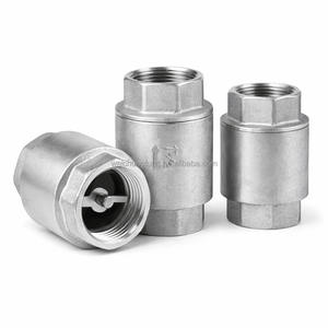 Clapet anti-retour en acier inoxydable à ressort, fileté NPT 1,5 pouces, sans alimentation électrique, pour système d'eau - Product Image 1