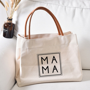 Bolso de Mano Casual de Lona para Mujer, Bolso de Hombro de Gran Capacidad, Bolso de Compras - Product Image 3