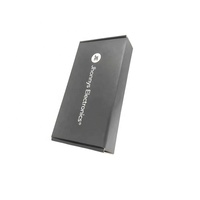 Boîtes d'expédition en carton ondulé biodégradable, personnalisées avec logo en feuille d'or, pour accessoires de coques de téléphone imprimées, prix usine