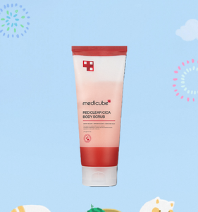Gommage corporel MEDICUBE Red Clear Cica 200g - Gommage corporel exfoliant à l'extrait de Cica pour une peau lisse - Gommage corporel coréen - Product Image 1