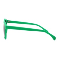 Lunettes de soleil à monture ronde unisexe, Gafas respectueux de l'environnement, en plastique d'océan recyclé, RPET gris bleu, verres polarisés, 2023