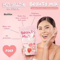 Stock Limité : Boisson en Poudre de Collagène Premium Éclaircissante pour la Peau, au Melon et à la Fraise, pour Femmes
