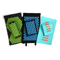 Tapis d'acupression haute densité pour massage des pieds, ensemble tapis et oreiller d'acupression pour massage et relaxation