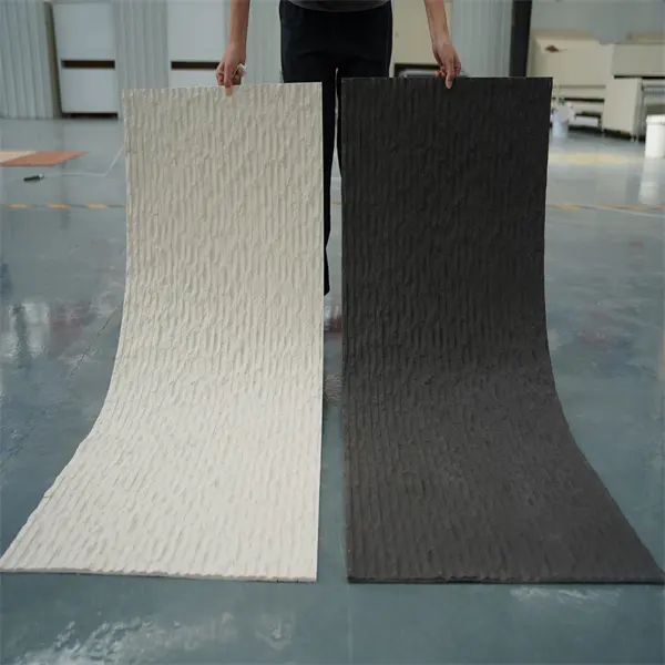 Carreaux de céramique flexibles extérieurs en pierre naturelle pour la décoration murale intérieure et extérieure