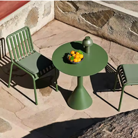 Ensemble table et chaises de bar d'extérieur en fer forgé XY Nordic