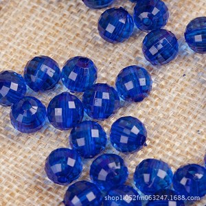 Acrylic Loose <b>Beads</b> 96 Facet Round Transparent <b>Red</b> For Jewelry Making DIY <b>Beaded</b> Material Bulk Packaging - Product Image 4