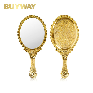 <span class=keywords><strong>Specchio</strong></span> da <span class=keywords><strong>Trucco</strong></span> <span class=keywords><strong>Vintage</strong></span> BUYWAY con Cornice in Metallo Elettroplaccato, Stile Barocco Antico per Donne - Product Image 1