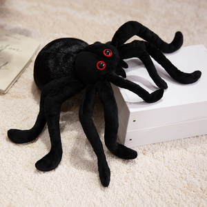 <span class=keywords><strong>Jouet</strong></span> animal en peluche fausse araignée noire vente de gros - Product Image 3