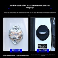 Couvre-serrure de porte de voiture de luxe, protection antichoc en gel de silicone, ajustement universel, réduit le bruit et prévient la rouille