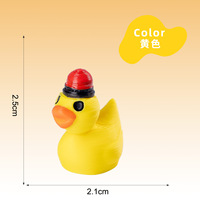 Modèle de feu de signalisation en forme de petit canard jaune imprimé en 3D, jouet, décoration artisanale, ornement de bureau