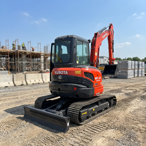 รถขุดขนาดเล็ก Kubota U55-4 มือสองจากญี่ปุ่นแท้ น้ำหนัก 5.5 ตัน แบบ Zero Tail Swing รถขุดไฮดรอลิกขนาดเล็ก สภาพดี ขาย - Product Image 1