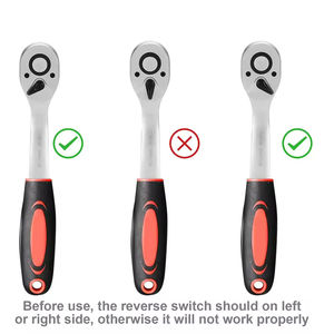 Podofo – Jeu de clés à cliquet 172 pièces pour réparation automobile, avec cliquet à 24 dents à dégagement rapide, outils professionnels pour l'entretien - Product Image 4