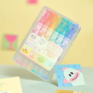 Biểu Tượng Tùy Chỉnh Quái Vật Đảng Long Lanh Có Thể xóa Được <span class=keywords><strong>Highlighter</strong></span> Dễ Thương Long Lanh <span class=keywords><strong>Highlighter</strong></span> Bút Thiết Cho Trẻ Em Khuyến Mại - Product Image 2