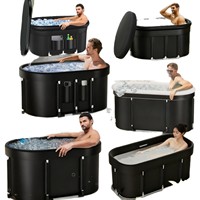 Baignoire de cryothérapie en PVC pliable et portable pour athlètes, best-seller transfrontalier, pour usage domestique, fabriquée au Zhejiang