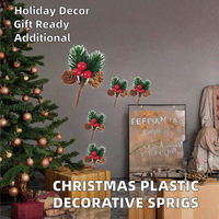 Ornement de Noël en forme de cône de pin artificiel, décoration de boîte cadeau DIY, publicité promotionnelle, cadeau publicitaire, vente en gros, fête de fin d'année
