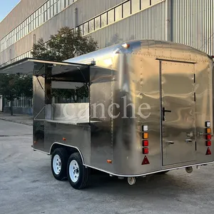 Carrito de Comida Popular en la UE para Hot Dogs, Pizza, Papas Fritas, Camión de Comida Rápida Móvil - Product Image 6