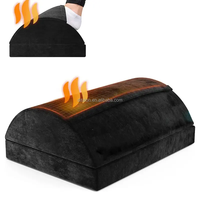 Coussin repose-pieds ergonomique en mousse à mémoire de forme pour chaise de bureau, support portable pour les pieds, réglable en hauteur
