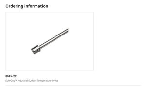 80PK-27 SureGrip Industrial Surface <b>Temperature</b> <b>Probe</b> - Product Image 2