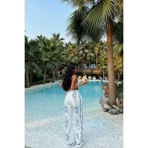 PANTALONS EN LIN OLIVERA, Bas de vêtements confortables pour tous les jours - Product Image 3