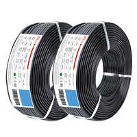 EHGS Cable Plano Doble Flexible RVVB VDE 0,3 0,5 0,75 1 1,5 2.5mm ² Línea de alimentación para Audio Electrodomésticos Iluminación Motor Cable Uso