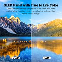 Moniteur OLED portable 4K 14 pouces, écran UHD haut de gamme 100% DCI-P3 pour ordinateur portable, commutateur téléphonique MAC, USB-C pour interface HDMI