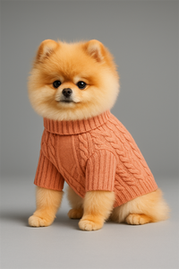 도매 2025년 신상 프리미엄 럭셔리 캐시미어 메리노 울 내구성 통기성 좋은 애견 하네스 세트 부드럽고 따뜻한 강아지 고양이용 - Product Image 3