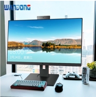 Nueva Computadora de Escritorio Todo en Uno WANDONG K6 Intel Core I3/i5/i7, SSD+HDD, 32 GB de Memoria de Video, Puertos USB, Pantalla LCD, Negra, 1 Año de Garantía