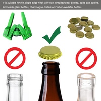 Capsuleuse manuelle pour bouteilles en plastique, machine à capsuler à double levier pour brassage maison, capsuleuse de bouteilles de bière