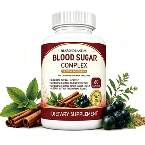 Complexe Glycémique 60 Capsules 940 mg Complément Alimentaire avec Cannelle, Chrome et Mûrier - Product Image 1