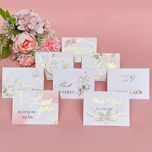 Enfants manuscrite Creative 'Thank' Message bricolage petit carton Gratitude <span class=keywords><strong>mots</strong></span> carte <span class=keywords><strong>de</strong></span> voeux d'<span class=keywords><strong>anniversaire</strong></span> personnalisée du personnel - Product Image 6