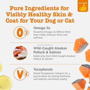 <span class=keywords><strong>Olio</strong></span> di salmone selvatico personalizzato <span class=keywords><strong>per</strong></span> <span class=keywords><strong>cani</strong></span> e gatti <span class=keywords><strong>olio</strong></span> di pesce Omega-3 cura cura cura cura degli animali domestici supporto del mantello della pelle salute con EPA DHA - Product Image 3