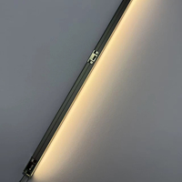 Profilé en aluminium pour LED sans soudure, surface anodisée, design en U, CRI élevé 90, température de couleur 3500K-6000K, garantie de 2 ans