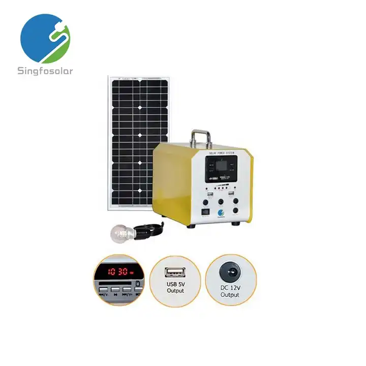Source Kit solaire portatif, Solutions De Stockage D'énergie/Solaire  Domestique 12 V Système D'alimentation pour Extérieur, bureau et usine on  m.alibaba.com